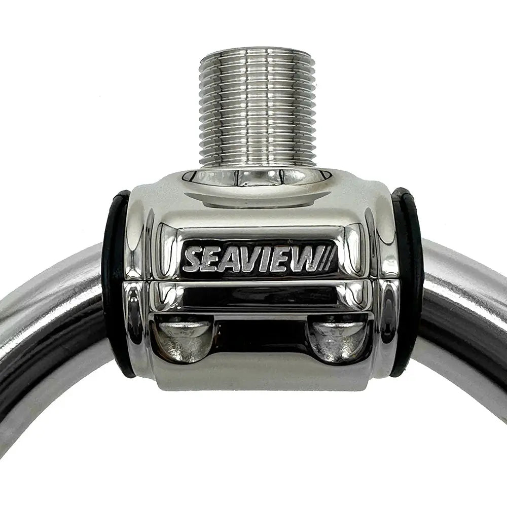 Seaview 316 Stainless Steel Antenna Rail Mount for 1 to 1-1/4 Inch Rails