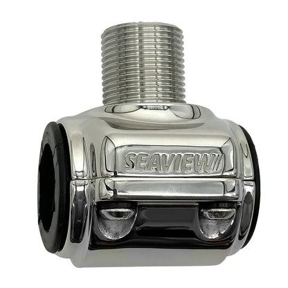 Seaview 316 Stainless Steel Antenna Rail Mount for 1 to 1-1/4 Inch Rails