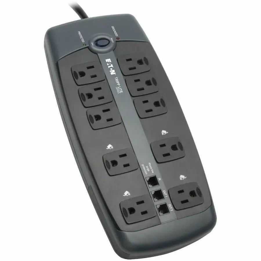 Tripp Lite by Eaton Protect It! 10-Outlet Surge Protector with 8 ft. Cord and Tel/DSL Protection