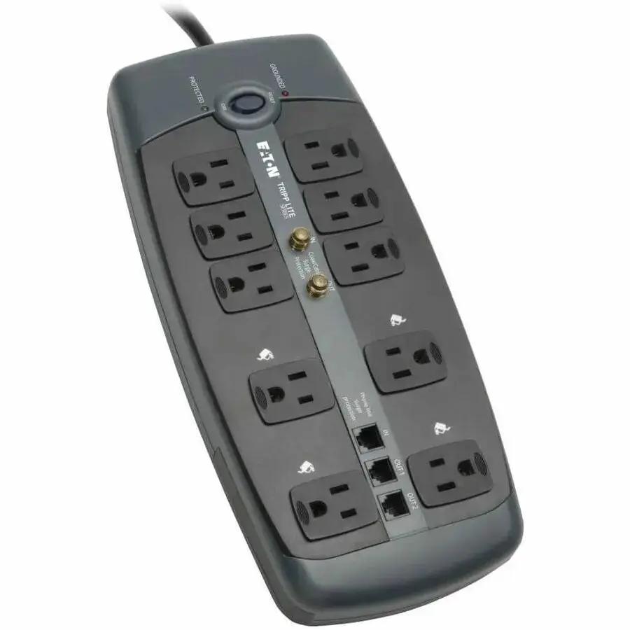 Eaton Tripp Lite Series Protect It! 10-Outlet Surge Protector with 8 ft. Cord and 3345 Joules by Eaton Corporation