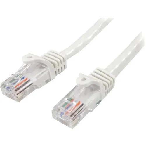 StarTech.com 5ft White Snagless Cat5e UTP Patch Cable with PoE Support