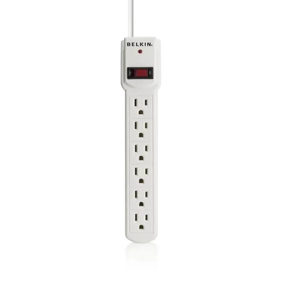 Belkin 6-Outlet Surge Protector with 3 ft Power Cord – Protect Your Devices from Power Surges by Belkin International, Inc