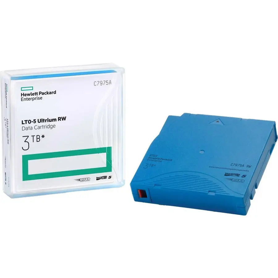 HPE C7975A LTO-5 Ultrium 3TB RW Data Cartridge for Reliable Backup and Data Security