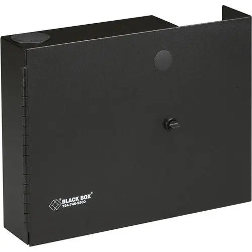 Black Box JPM400A-R2 Open-Style Fiber Wall Cabinet with 18-Port Shelf and Adapter Compatibility
