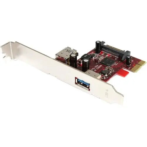 StarTech.com PEXUSB3S11 PCI Express USB 3.2 Gen 1 Card with Internal and External Ports