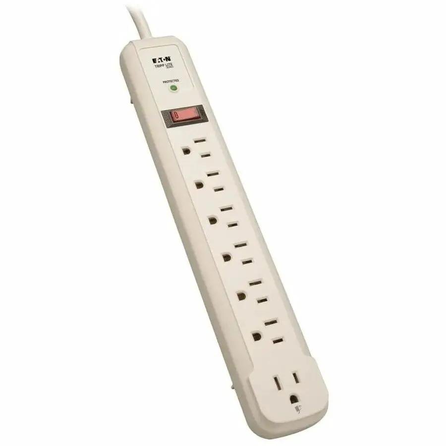Eaton Corporation Tripp Lite Protect It! TLP74R 7-Outlet Surge Protector with 4 ft. Cord by Eaton Corporation