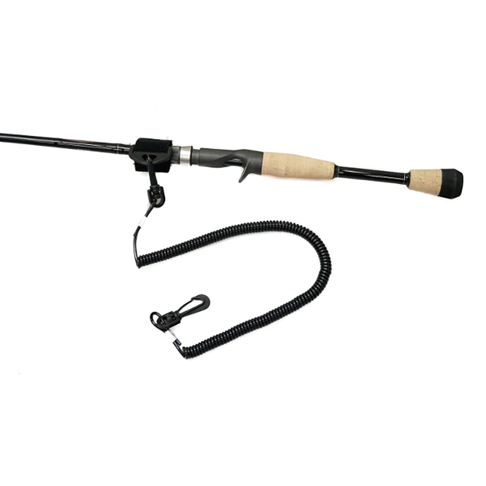 YakGear Coiled Fishing Rod Leash - Secure Your Rod with Confidence
