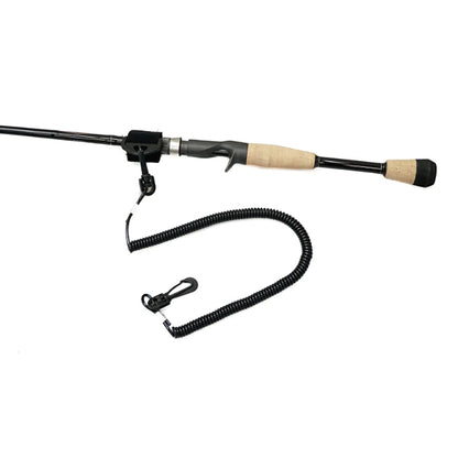 YakGear Coiled Fishing Rod Leash - Secure Your Rod with Confidence