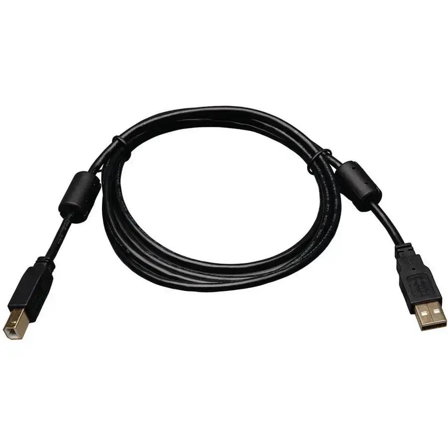 Eaton Tripp Lite Series 6-ft USB 2.0 A to B Gold Device Cable with Ferrite Chokes by Eaton Corporation