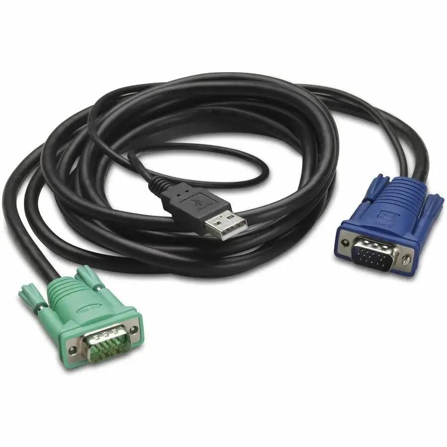 Schneider Electric APC AP5821 Integrated Rack LCD/KVM USB Cable – 6 Feet, Green by Schneider Electric SA