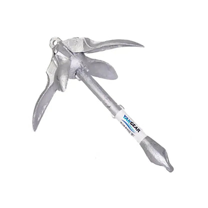 YakGear 3.3lb Grapnel Anchor Kit with Storage Bag for Kayaks and Small Boats