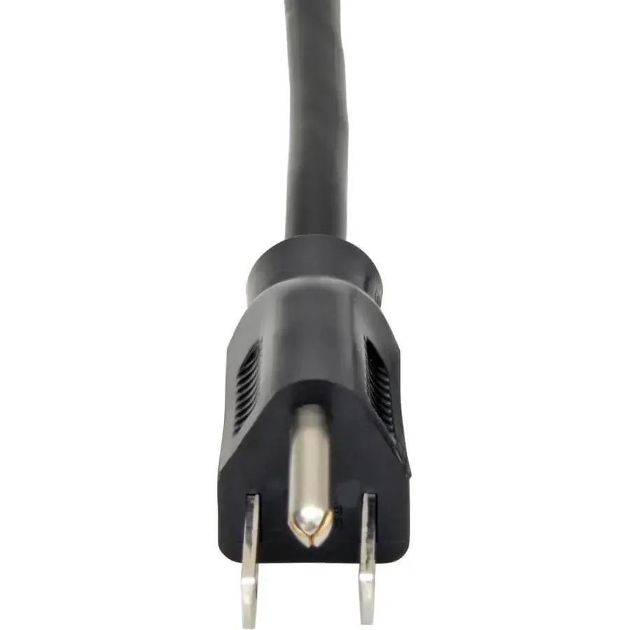 Eaton Tripp Lite Series Computer Power Cord, NEMA 5-15P to Left-Angle IEC-320-C13, 6 ft, 10A, 125V by Eaton Corporation