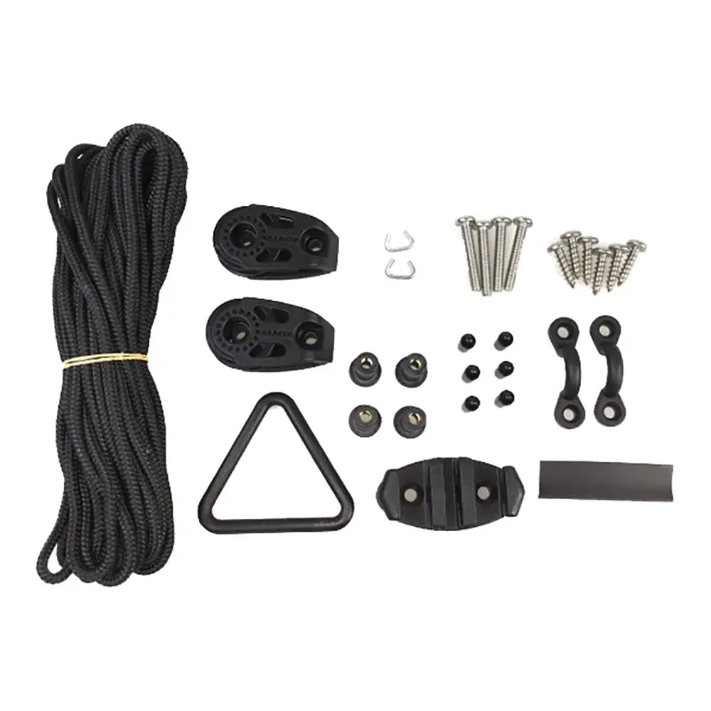 YakGear Deluxe Anchor Trolley with Pulleys for Kayaks and Canoes
