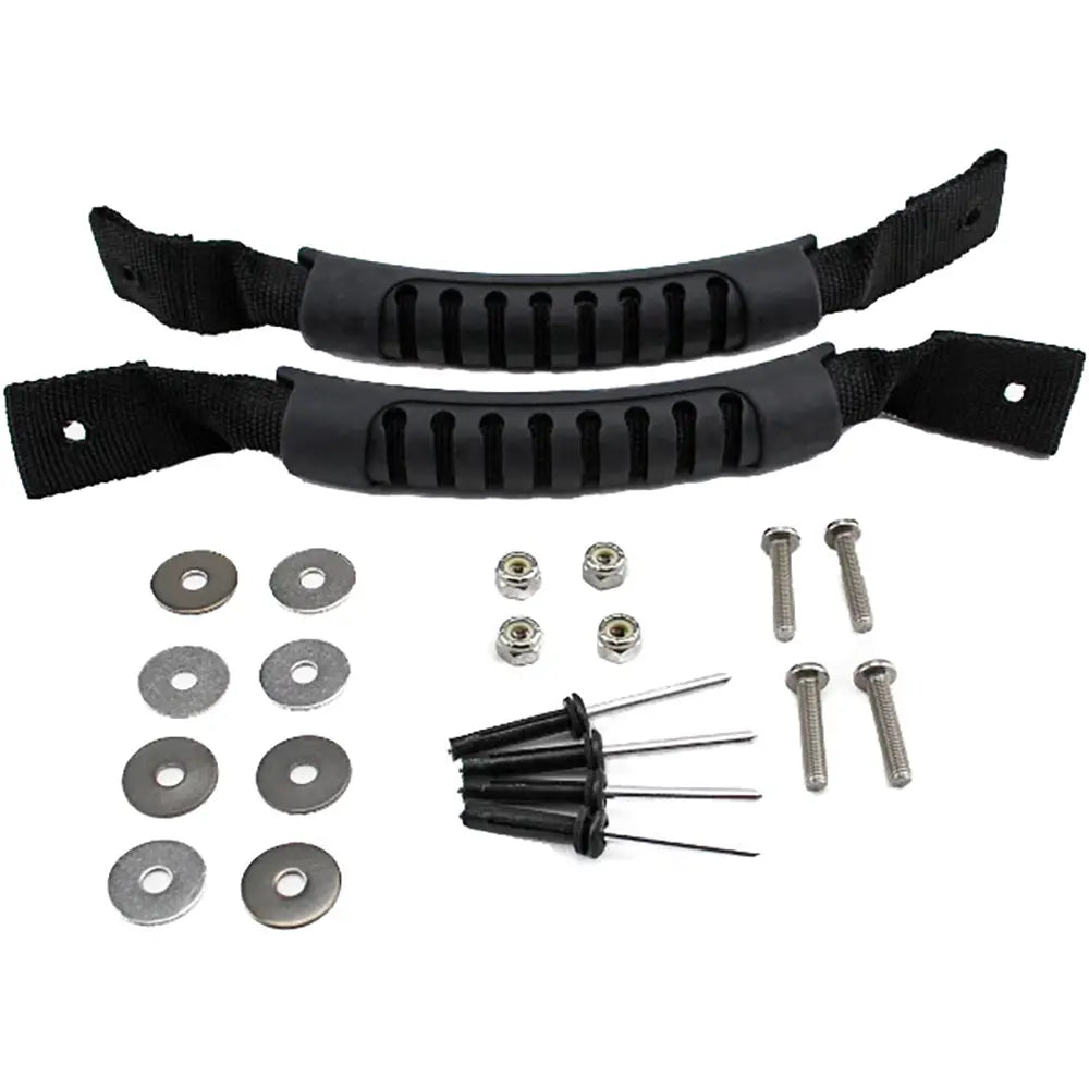 YakGear Handle Kit - Durable Marine-Grade Rubber Handles with Contoured Grip and Stainless Steel Hardware