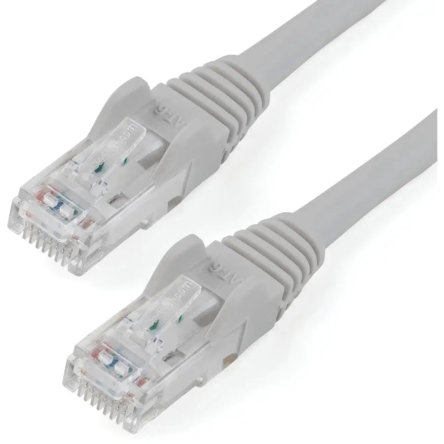 StarTech.com 25 ft Gray Cat6 Ethernet Patch Cable - Snagless Gigabit UTP with 100W PoE Support
