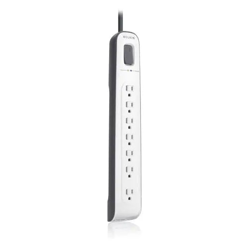 Belkin 7-Outlet AV Surge Protector with 12-Foot Power Cord and Telephone Protection (Model BV107200-12)