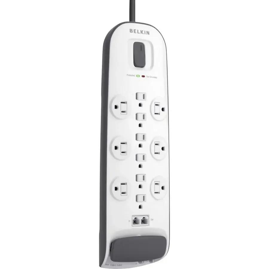 Belkin BV112230-08 12-Outlet Surge Protector with 8 ft Power Cord for Home Theater and Electronics by Belkin International, Inc