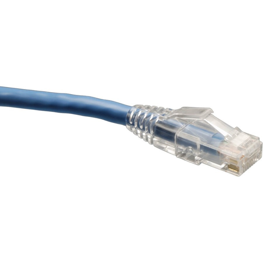 Eaton Tripp Lite Series Cat6 Gigabit Solid Conductor Snagless UTP Ethernet Cable (RJ45 M/M), 50 ft, Blue