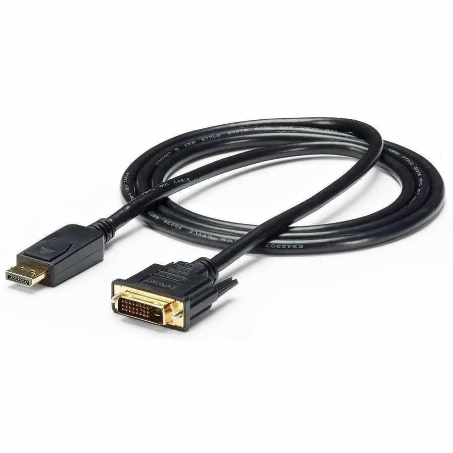 StarTech.com 6 ft DisplayPort to DVI Cable - Male to Male Video Adapter for High-Resolution Displays