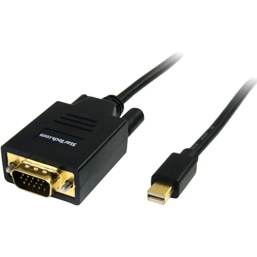 StarTech.com 6 ft Mini DisplayPort to VGA Cable – Active Adapter for MDP 1.2 Devices with 1080p Support