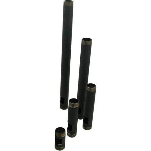 Premier Mounts PWH-10 Black Mounting Pipe with Cable Routing Outlet - 11.4 Inches