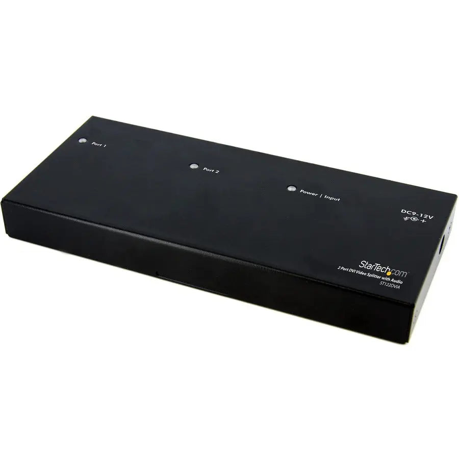 StarTech.com ST122DVIA 2 Port DVI Video Splitter with Audio – High-Definition Signal Distribution