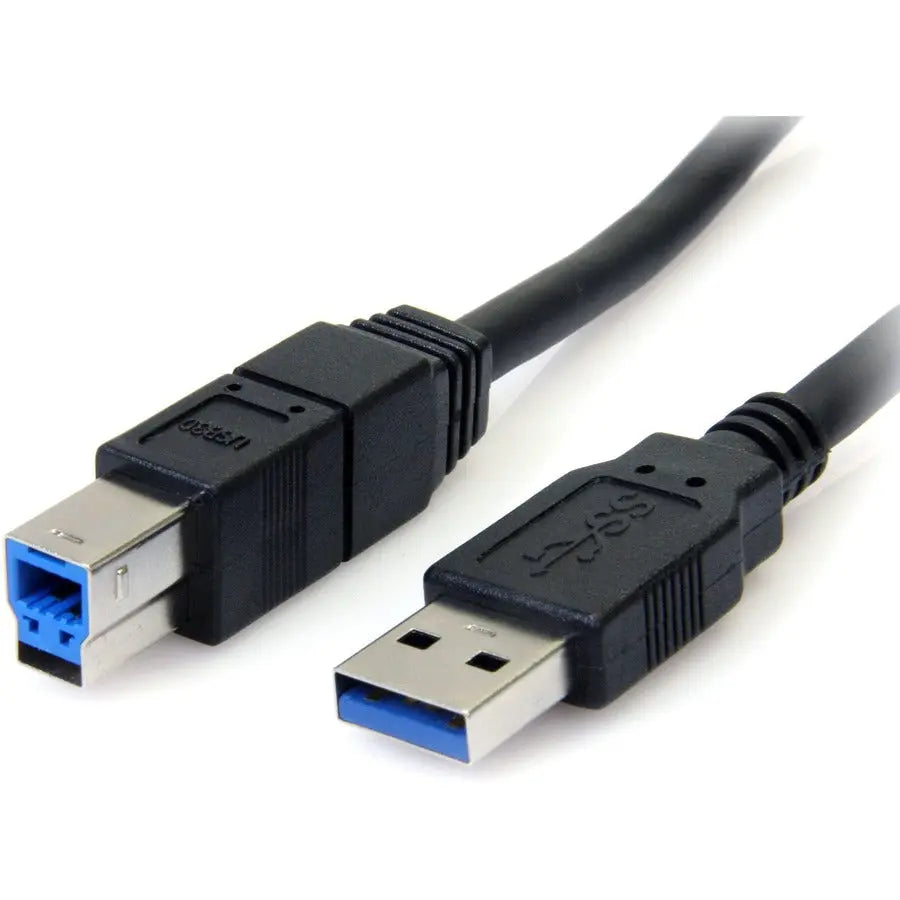 StarTech.com 6 ft Black SuperSpeed USB 3.0 A to B Cable (Part Number USB3SAB6BK)