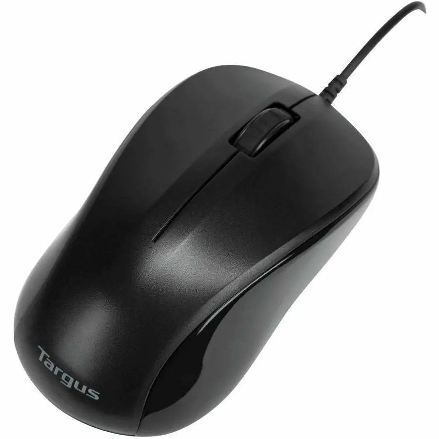 Targus AMU80US USB Optical Laptop Mouse – Ergonomic 3-Button Design with 1,000 DPI for PC and Mac