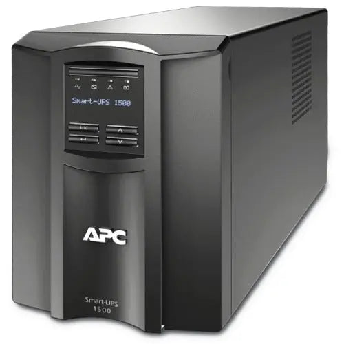 APC Smart-UPS, Line Interactive, 1500VA, Tower, 230V, 8x IEC C13 outlets, SmartSlot, AVR, LCD