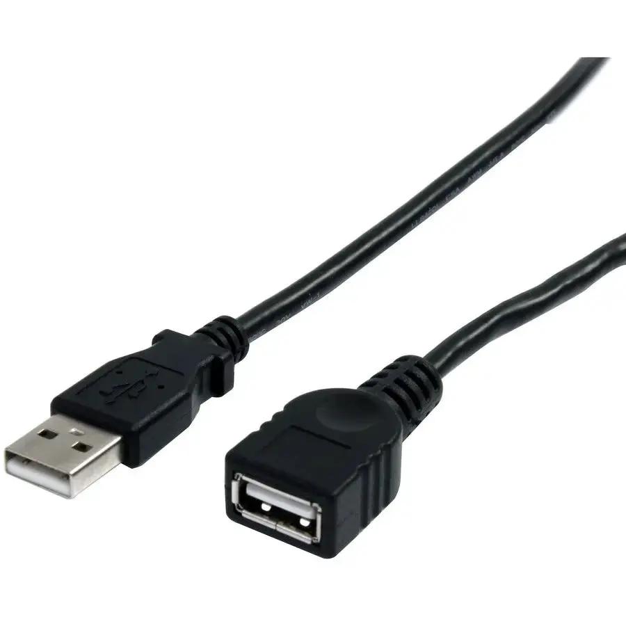 StarTech.com 10 ft USB 2.0 Extension Cable A to A - M/F, Black (USBEXTAA10BK) by StarTech.com