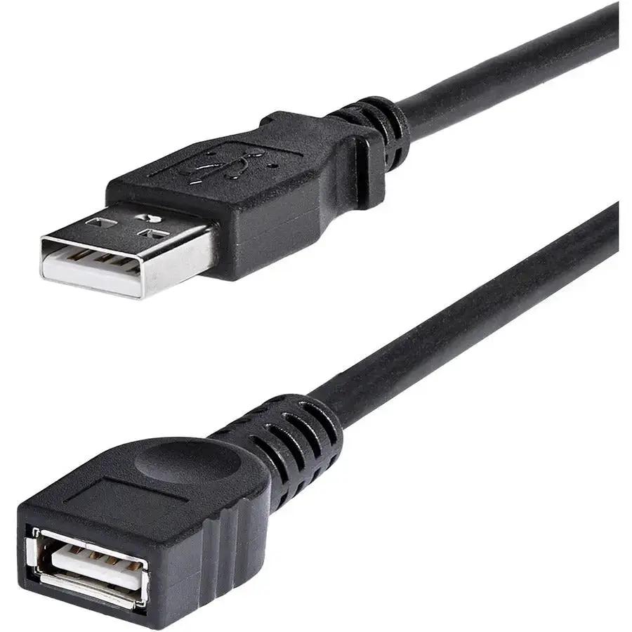 StarTech.com 6 ft Black USB 2.0 Extension Cable A to A - M/F (Part No. USBEXTAA6BK) by StarTech.com