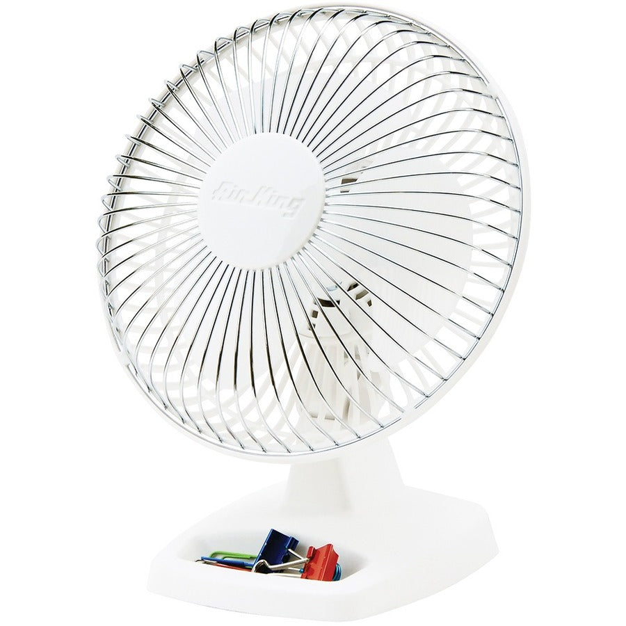 Air King 9146 6-Inch Personal Clip Fan, White, 120V