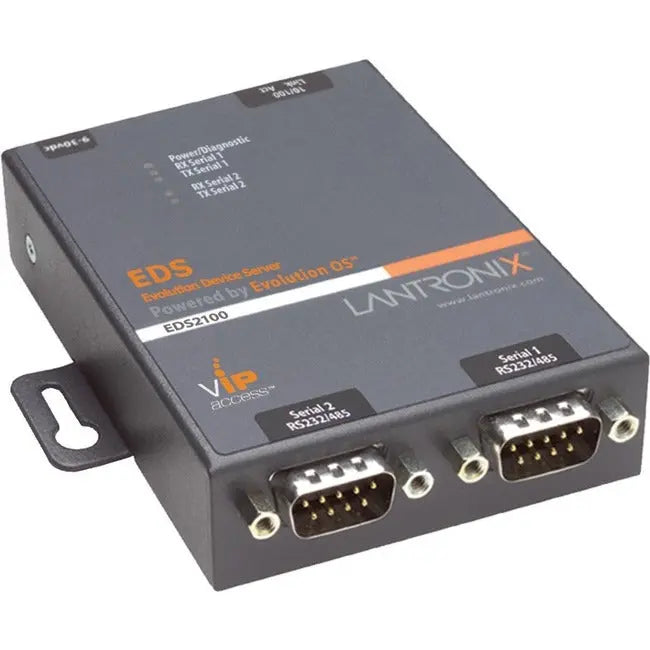 Lantronix EDS2100 Hybrid Ethernet Terminal Device Server - 2-Port Serial to Ethernet Gateway