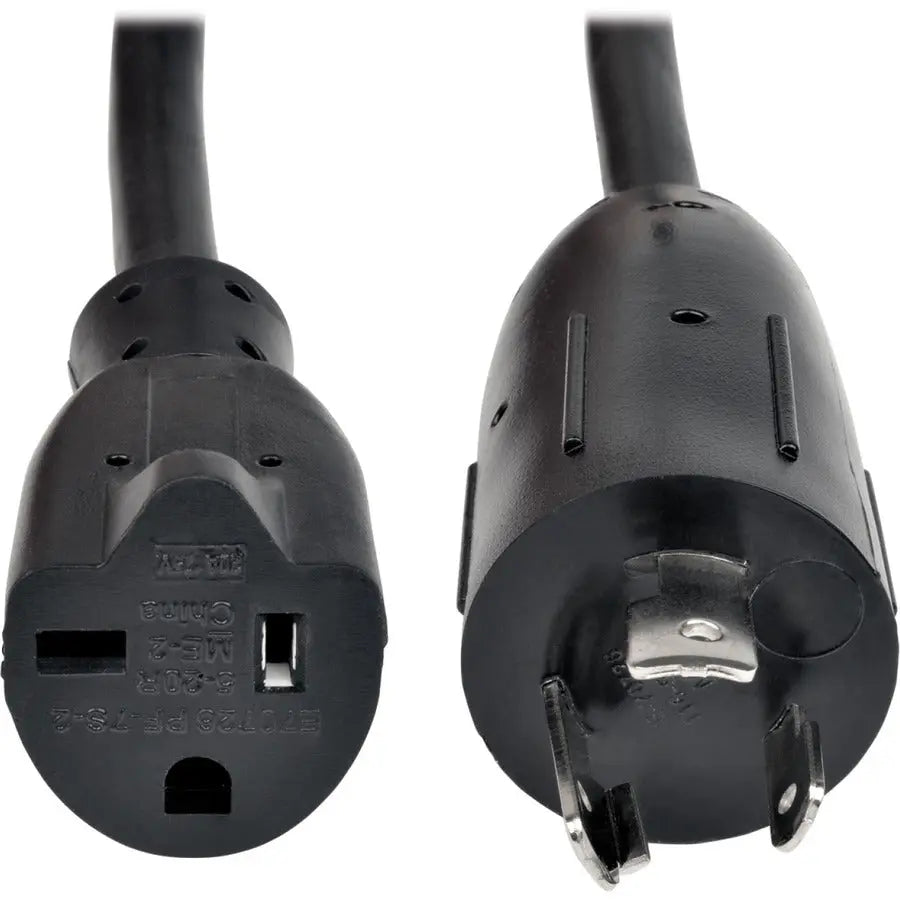 Eaton Corporation Tripp Lite P046-06N Power Cord Adapter NEMA L5-20P to NEMA 5-20R, 6 Inch, Black
