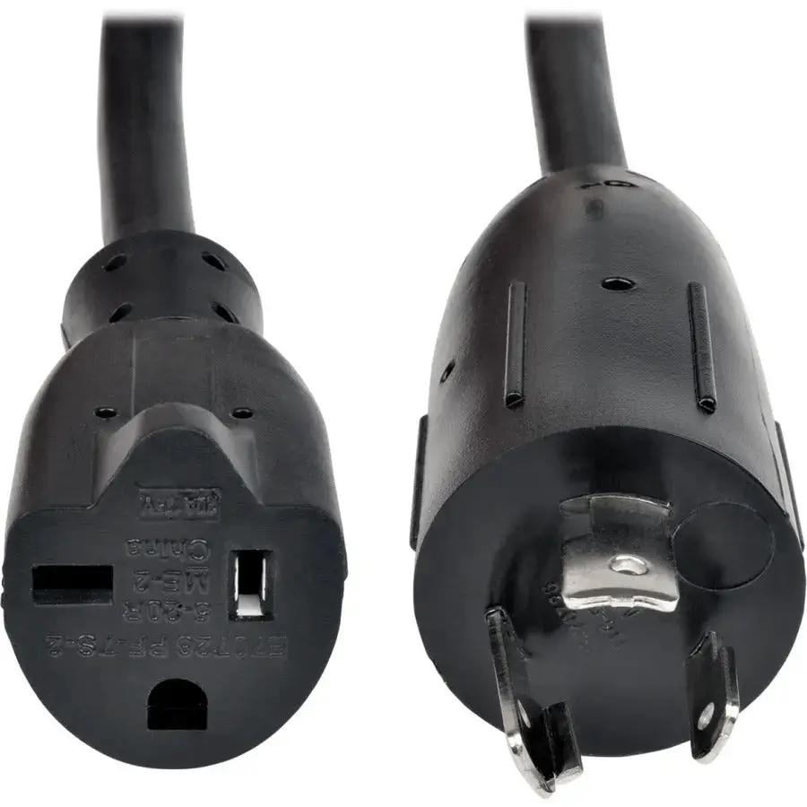 Eaton Corporation Tripp Lite P046-06N Power Cord Adapter NEMA L5-20P to NEMA 5-20R, 6 Inch, Black by Eaton Corporation
