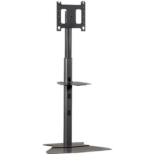 Chief PF1-UB Floor Stand for Flat Panel Displays – Supports up to 55-Inch Screens, 200 lb Capacity, Black Aluminum Construction