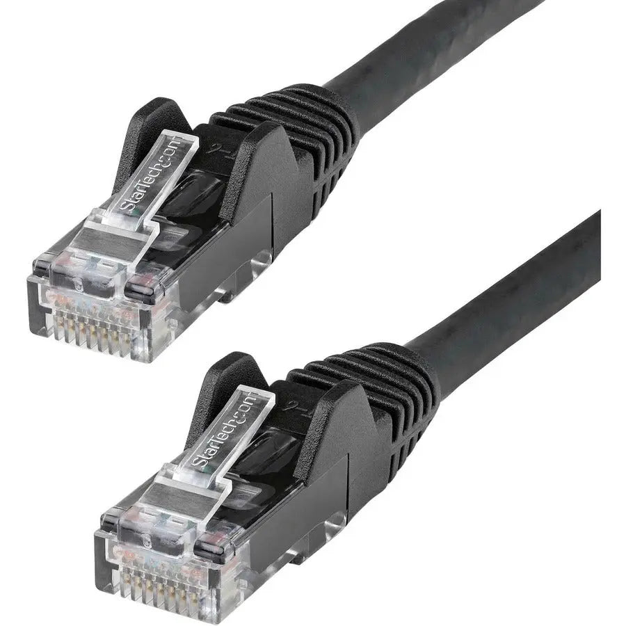 StarTech.com 35 ft Black Snagless Cat6 Ethernet Patch Cable with PoE Support
