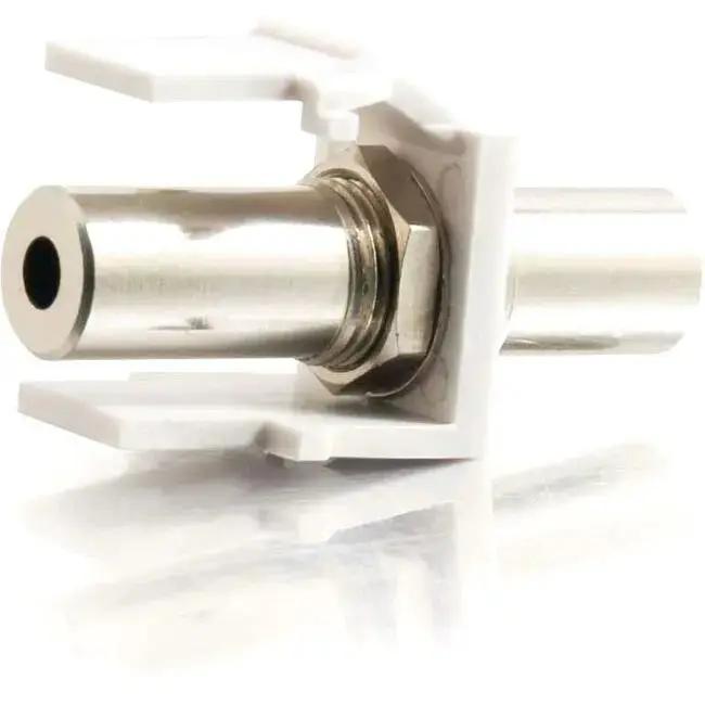 C2G Snap-In 3.5mm Stereo F/F Keystone Insert Module - White by Legrand Group Part 03819 by Legrand Group