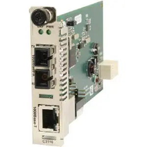 Transition Networks C3110-1013 Media Converter - 1000Base-T Gigabit Fiber Transceiver