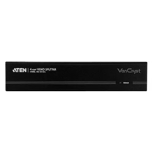 ATEN VanCryst VS134A VGA Splitter – 4-Port Video Signal Distributor for High-Resolution Displays