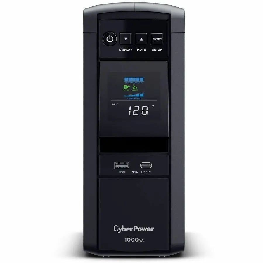 CyberPower CP1000PFCLCD PFC Sinewave Mini-Tower UPS for Desktop and Networking Devices