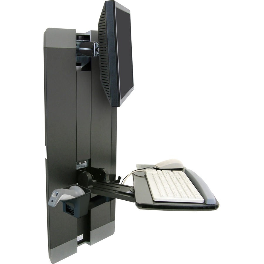 Ergotron StyleView Vertical Lift for LCD Displays and Keyboard Tray - Black