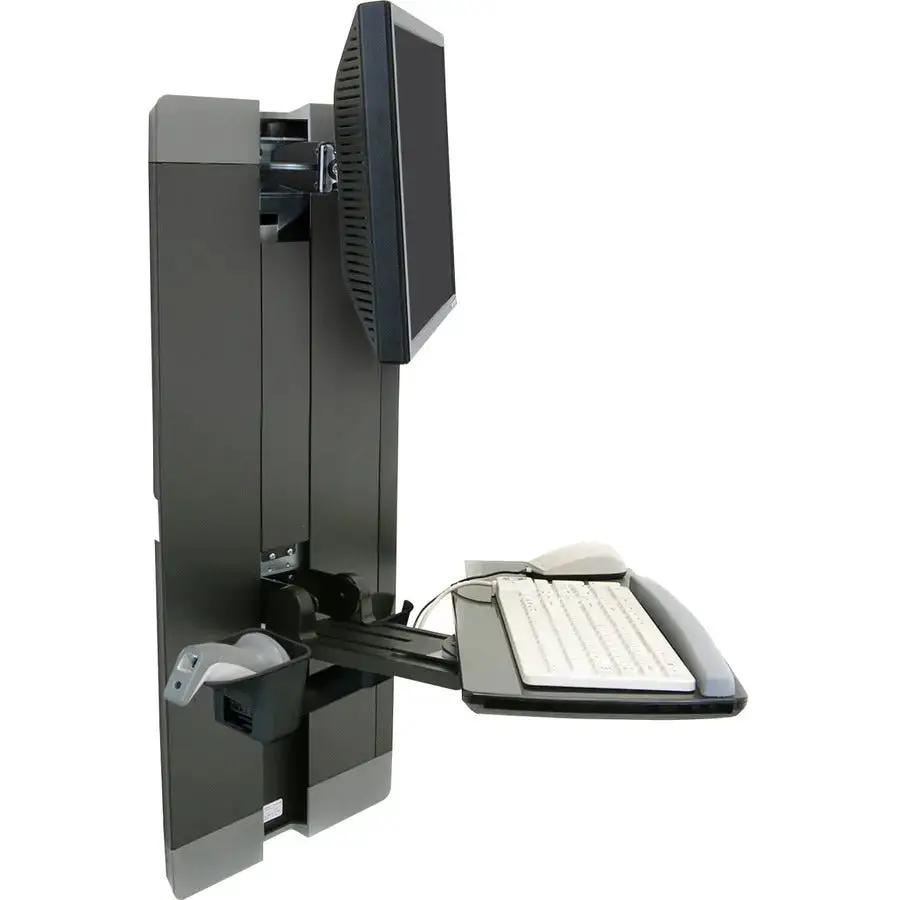 Ergotron StyleView Vertical Lift for LCD Displays and Keyboard Tray - Black