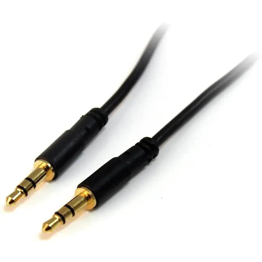 StarTech.com 6 ft Slim 3.5mm Stereo Audio Cable - M/M for Portable Devices by StarTech.com