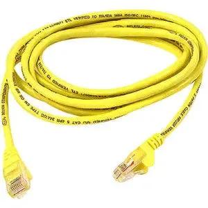 Belkin CAT6 Ethernet Patch Cable, RJ45, M/M – 25 ft Yellow Network Cable for High-Speed LAN Connections by Belkin International, Inc