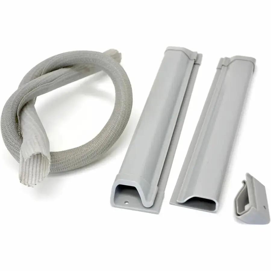 Ergotron Cable Management Kit (Grey) - Efficient Wire Organizer for Wall Mounts