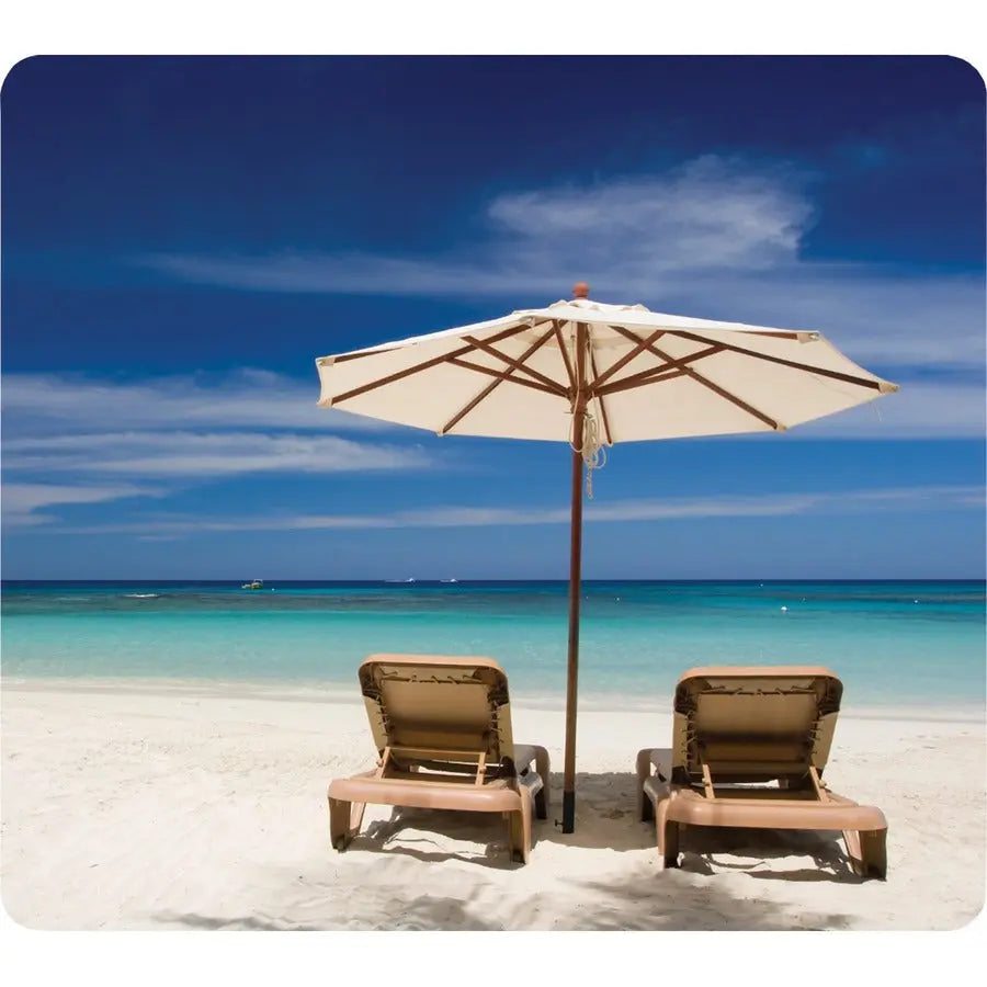 Fellowes Recycled Mouse Pad with Non-Skid Rubber Base and Eco-Friendly Materials