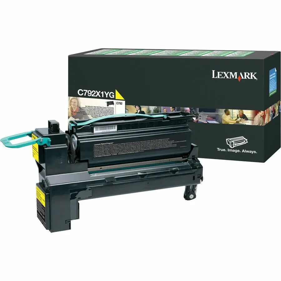 Lexmark C792X1YG Original Toner Cartridge – High-Yield Color Laser Printer Supply by Xerox