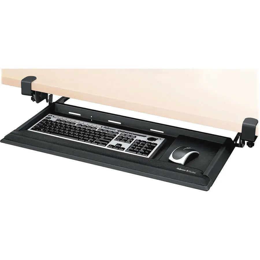 Fellowes Designer Suites DeskReady Keyboard Drawer with Memory Foam Wrist Rest