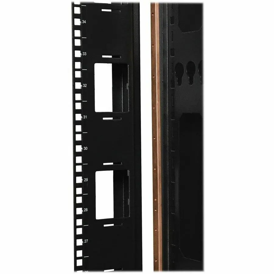 Eaton Corporation Tripp Lite SRGROUND 42U Copper Bus Grounding Bar for Rack Enclosures